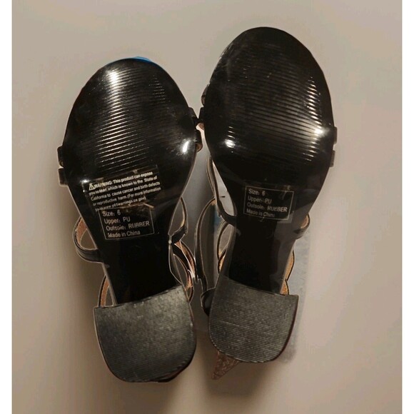 NWT New York & Company Women’s Black Slingback Sandals sz 6 Officewear Casual - Picture 7 of 9